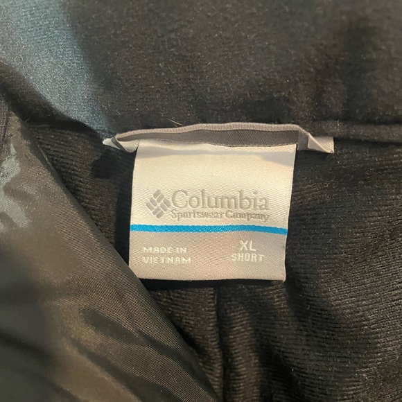 ❄️ Columbia Mens Black Omni Heat Snow Pants Size XL Short - Picture 4 of 4